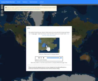 Globalfloodmonitor.org(Globalfloodmonitor) Screenshot