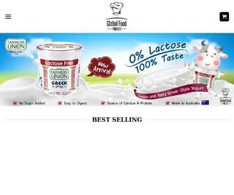 Globalfoodproduct.com(Food & Beverage Distributor Importer Thailand) Screenshot