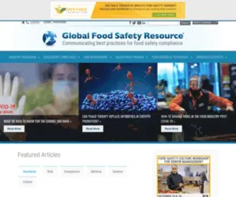 Globalfoodsafetyresource.com(Global Food Safety Resource) Screenshot