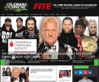 Globalforcewrestling.com(GFW Wrestling) Screenshot