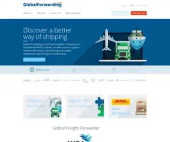 Globalforwarding.com(Freight Forwarding Company) Screenshot