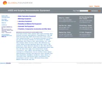 Globalfoundriesusedequipment.com(GLOBALFOUNDRIES USED EQUIPMENT) Screenshot