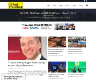 Globalfranchisemagazine.com(Global Franchise) Screenshot