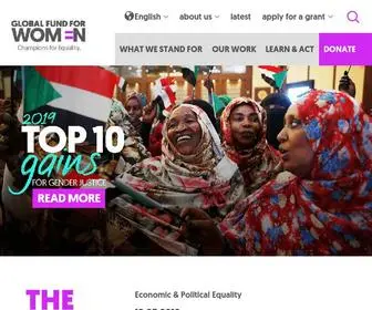 Globalfundforwomen.org(Global Fund for Women) Screenshot