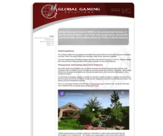 Globalgamingsol.com(GGS) Screenshot