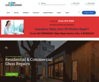 GlobalglassaluminumGta.ca(Glass Repair Richmond Hill) Screenshot