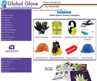 Globalglove.com(Global Glove and Safety Hand Protection) Screenshot