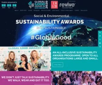 Globalgoodawards.co.uk(Social & Environmental Sustainability Awards) Screenshot