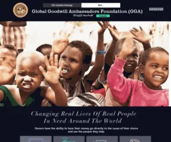Globalgoodwillambassadors.org(GGA Foundation) Screenshot