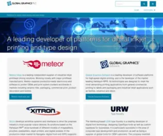 Globalgraphics.com(Inkjet printing software) Screenshot