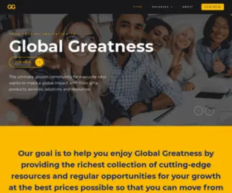 Globalgreatness.org(Global Greatness) Screenshot