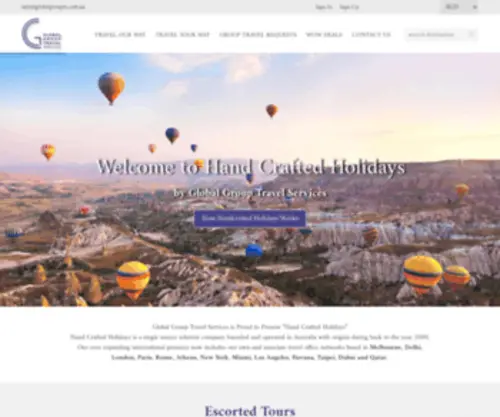 Globalgroupts.com(Global Group Travel Services) Screenshot