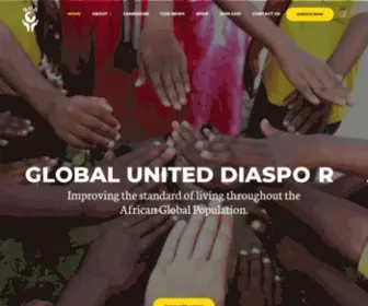 Globalgud.org(Global United Diaspora) Screenshot