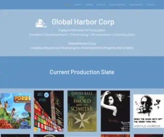 Globalharborcorp.com(Independent television studio) Screenshot