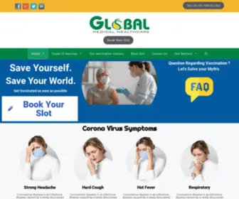 Globalharidwar.com(Globalharidwar an one stop solution Vaccination @covaxin) Screenshot