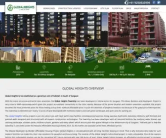 Globalheightssohna.in(Breez Global Heights Sohna Road Sector 33 Gurgaon) Screenshot