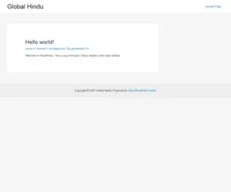 Globalhindu.co(Global Hindu) Screenshot