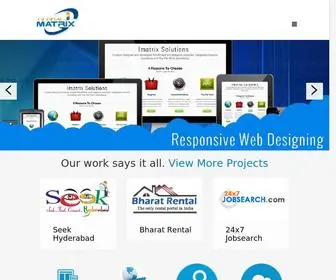 Globalimatrix.com(Best Website Designing and Web Development Company in Hyderabad) Screenshot