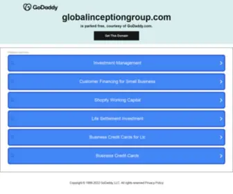 Globalinceptiongroup.com(Globalinceptiongroup) Screenshot