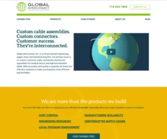 Globalinterconnect.com(Our primary focus) Screenshot