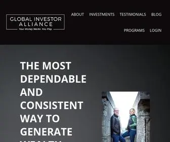 Globalinvestoralliance.com(The most dependable and consistent way to generate wealth) Screenshot