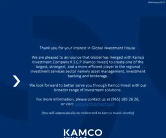 Globalinv.net(KAMCO Invest) Screenshot