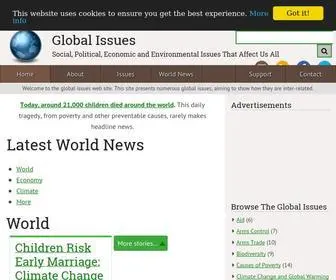Globalissues.org(Global Issues) Screenshot