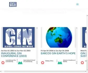 Globalissuesnetwork.org(GINetwork) Screenshot
