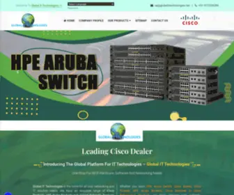 Globalittech.net(Cisco Router Suppliers) Screenshot