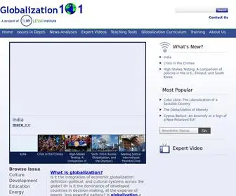 Globalization101.org(Globalization) Screenshot