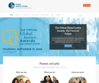 Globaljusticecenter.net(Global Justice Center) Screenshot