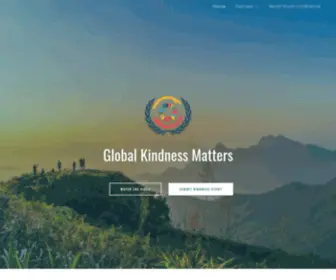 Globalkindnessmatters.com(A little kindness can change the world) Screenshot