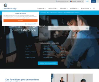 Globalknowledge.fr(Global Knowledge IT Training) Screenshot