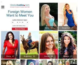 Globalladies.com(Watch Videos and Chat with Foreign Ladies) Screenshot