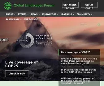 Globallandscapesforum.org(Global Landscapes Forum (GLF)) Screenshot