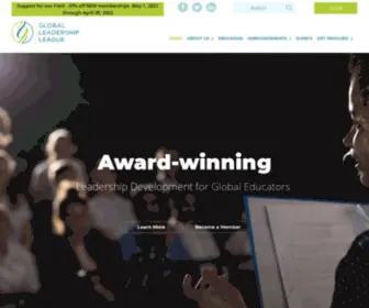 Globalleadershipleague.org(The Global Leadership League) Screenshot