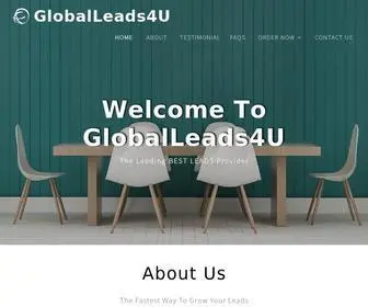 Globalleads4U.com(Globalleads4U Business Leads) Screenshot