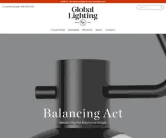 Globallighting.com(The home page of Global Lighting) Screenshot