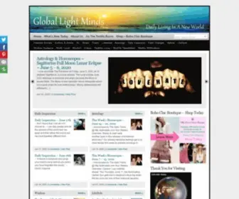 Globallightminds.com(Welcome) Screenshot