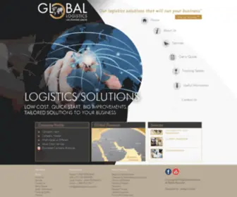 Globallogistics.com.kw(Warehousing Management and Distribution) Screenshot