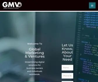 GlobalmarketingVentures.net(Web Development and Online Marketing) Screenshot