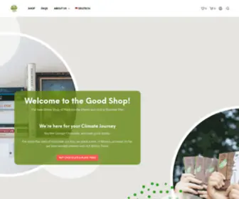 Globalmarshallplanshop.org(The Good Shop) Screenshot