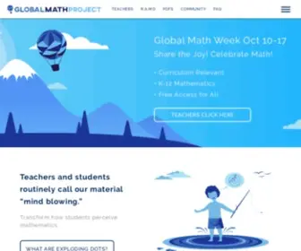 Globalmathproject.org(Global Math Project) Screenshot