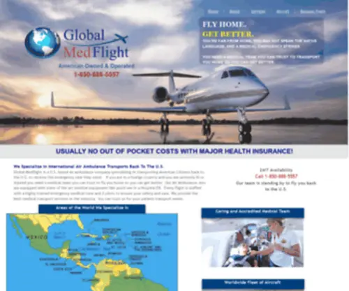 Globalmedflight.com(Globalmedflight) Screenshot