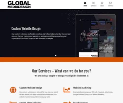 Globalmediadesign.com(Responsive Web Design Custom Website Design) Screenshot