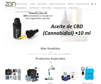 Globalmedicalzon.com(Tienda online material fisioterapia) Screenshot