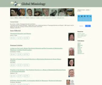 Globalmissiology.org(Global Missiology) Screenshot