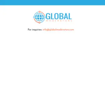 Globalmoderators.com(Work From Home) Screenshot