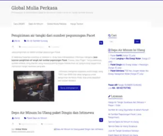 Globalmuliaperkasa.com(Pemasangan & Service Mesin Depo Air Minum Isi Ulang) Screenshot