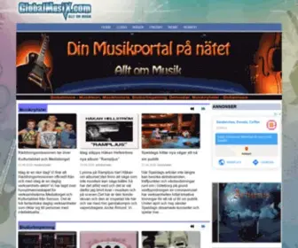 Globalmusix.com(Allt om musik) Screenshot